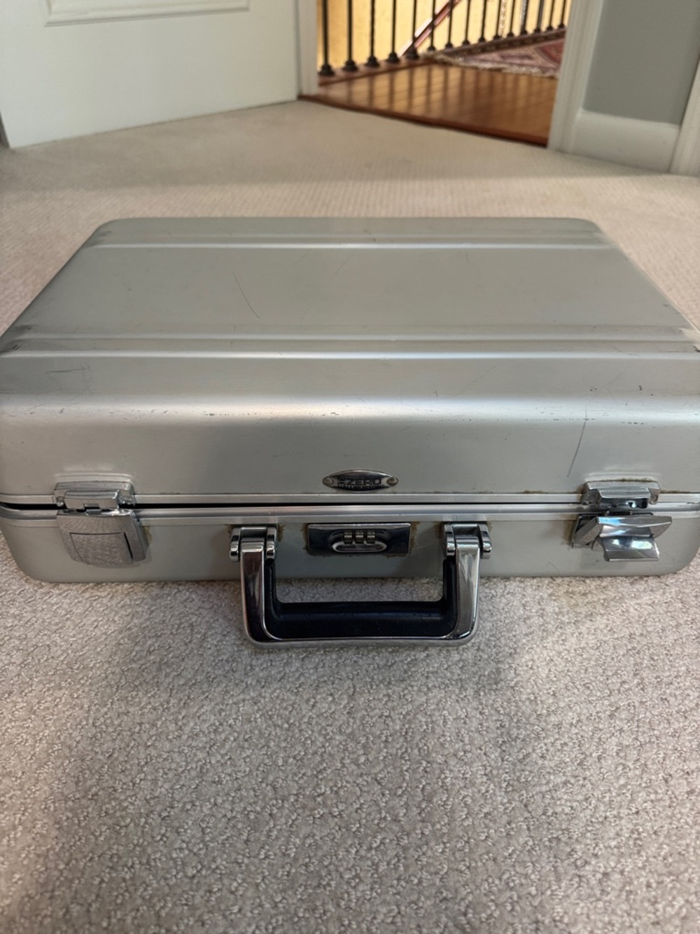 Zero Haliburton Vintage metallic briefcase